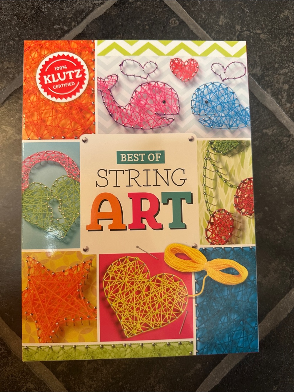 Klutz Best of String Art Craft Book — Multicolor String Art Projects NWT